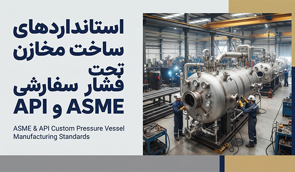 ستانداردهای ساخت مخازن تحت فشار سفارشی asme و api،